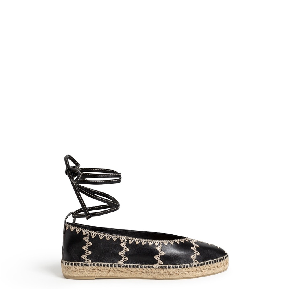Castañer X Altuzzara Espadrille Flats with Ankle Strap